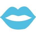 Icon of lips representing cosmetic dentistry Miami dental services